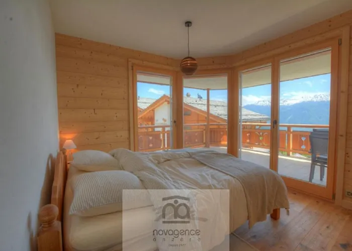 Apartmán Ancolie 6 A Pres Du Centre Avec Vue Sur Les Alpes Anzère